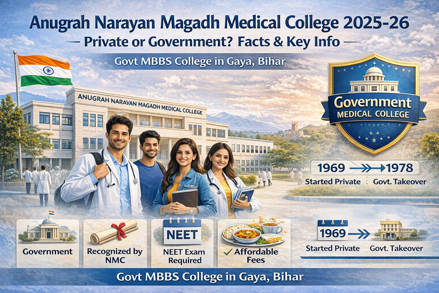 Anugrah Narayan Magadh Medical College 2025-26 Private or Government College Facts